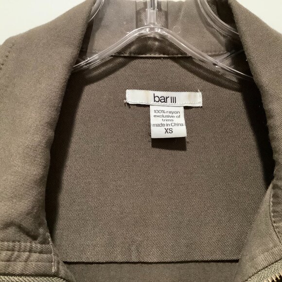 Military Style Bar III Jacket, olive green, size XS - Picture 2 of 7